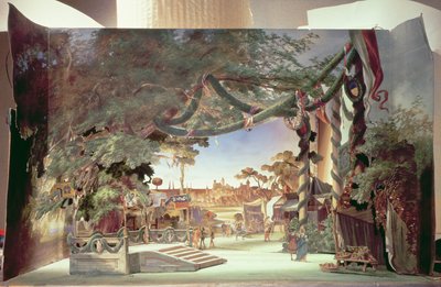 Stage model for the opera 